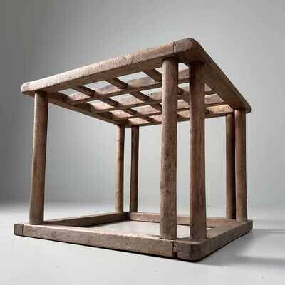 Antieke Kotatsu Tafel, Taisho-periode, Japan.