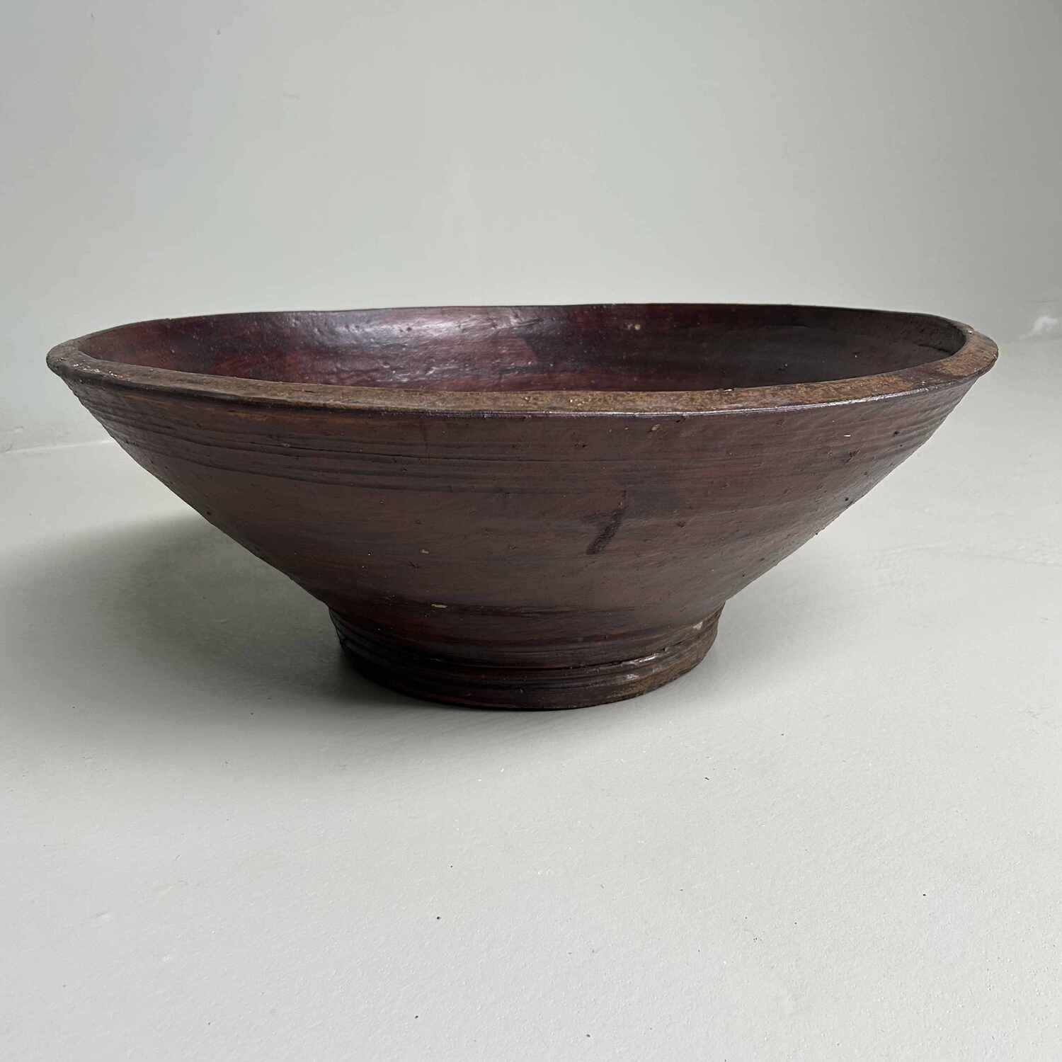 Large Organic Ikebana Planter, Bizen Pottery, Japan.