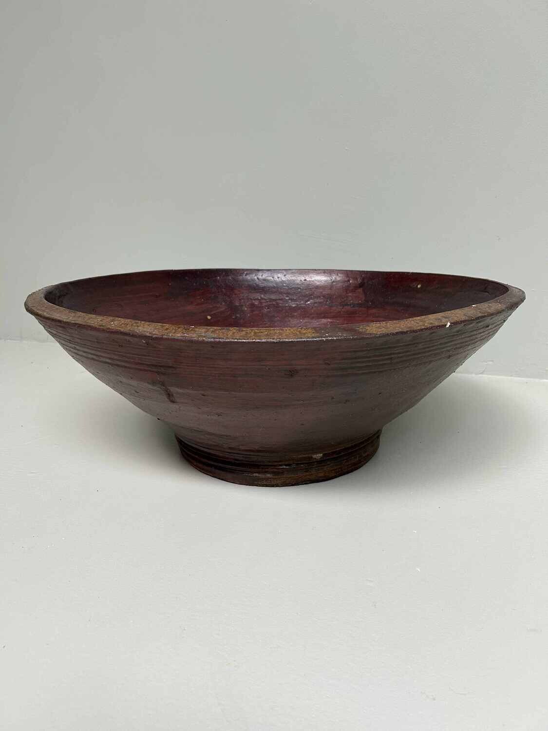 Large Organic Ikebana Planter, Bizen Pottery, Japan.