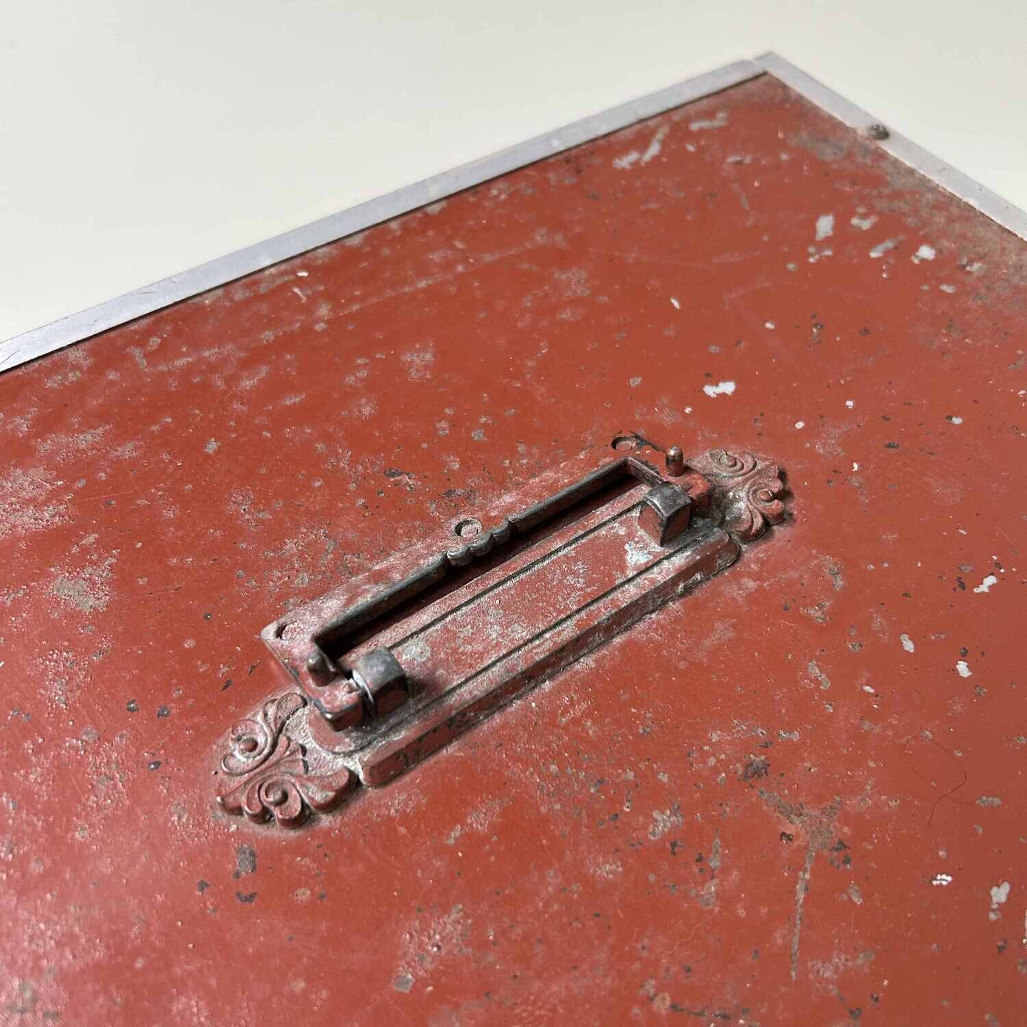 Metal Drawer Cabinet, 'Reception' 受付, Shōwa Period.