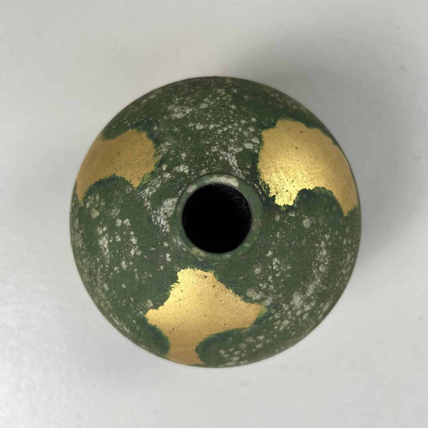 Copper Kiyotomi Ikebana Flower Vase, Japan.