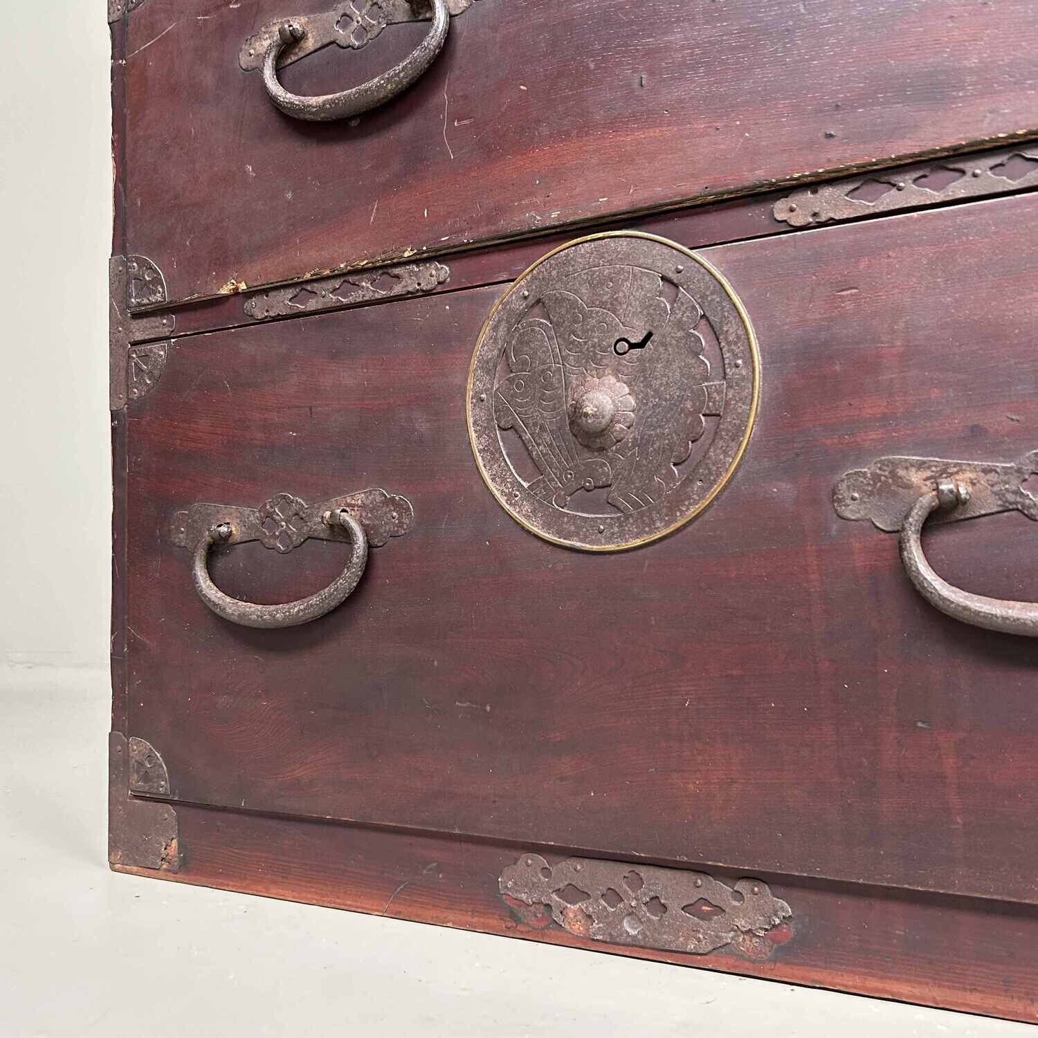 Japanse Traditionele Tansu Ladekast, Meiji-periode.