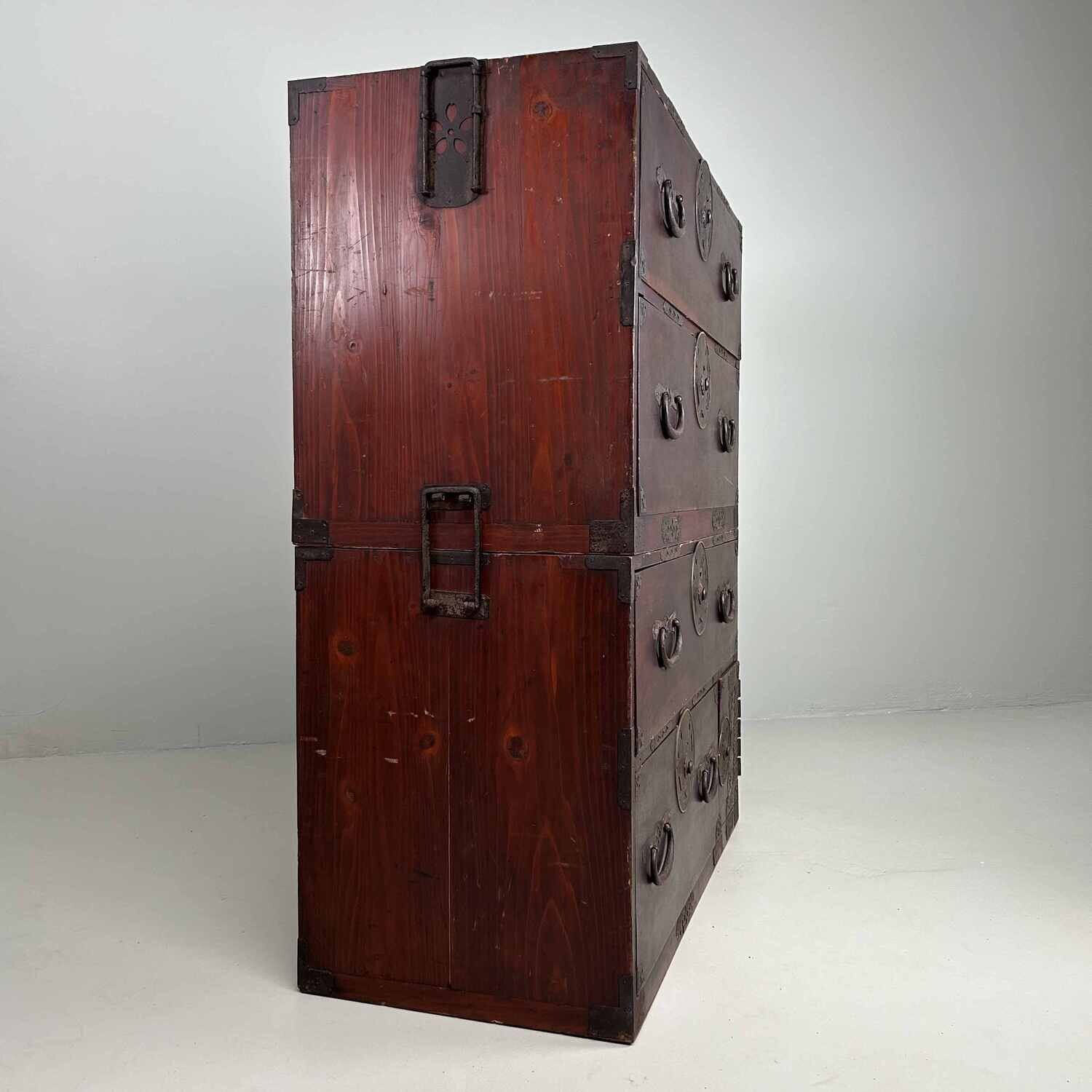 Japanse Traditionele Tansu Ladekast, Meiji-periode.