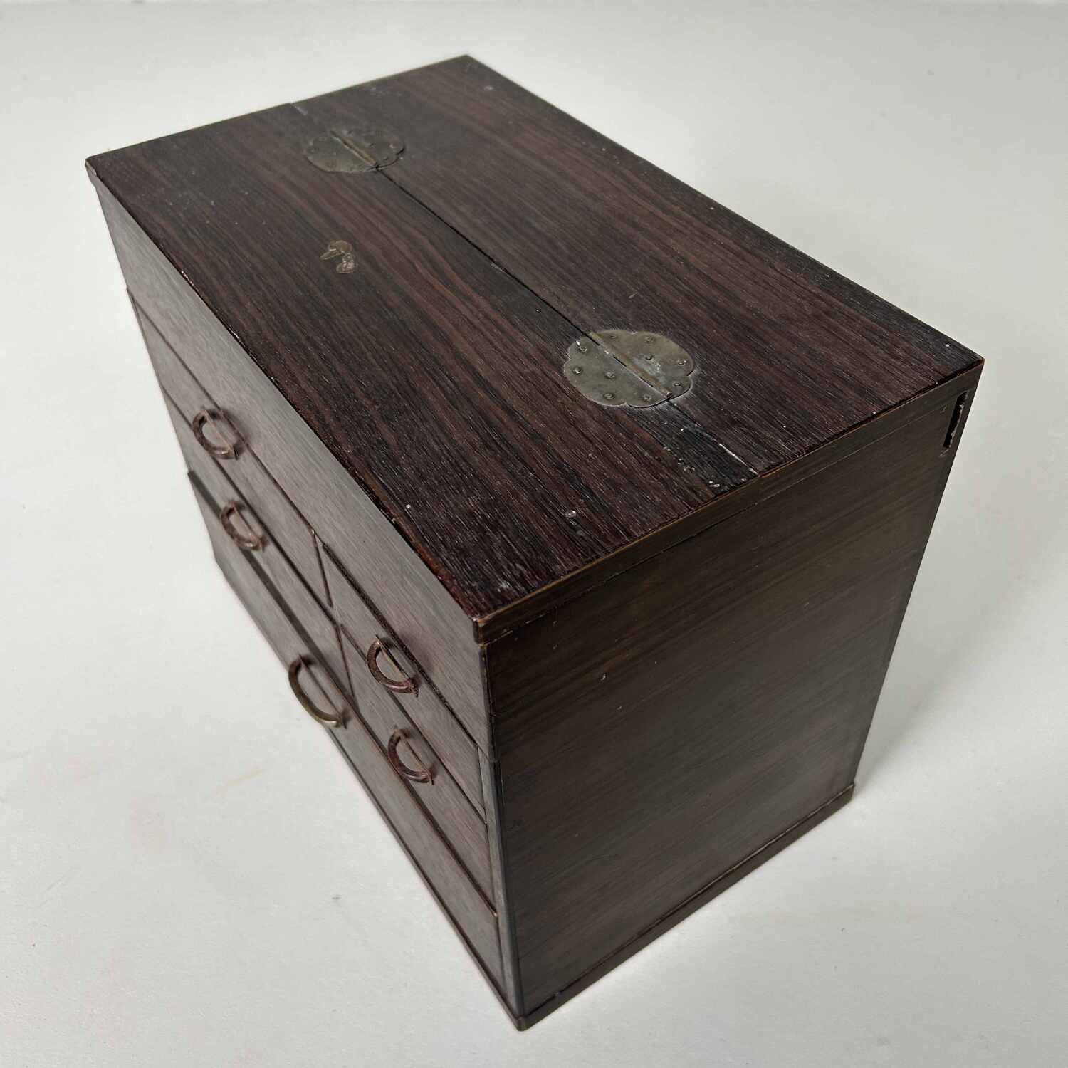 Authentic Japanese Haribako 針箱 Sewing Box, Shōwa Period.