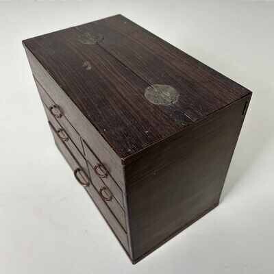 Authentic Japanese Haribako 針箱 Sewing Box, Shōwa Period.