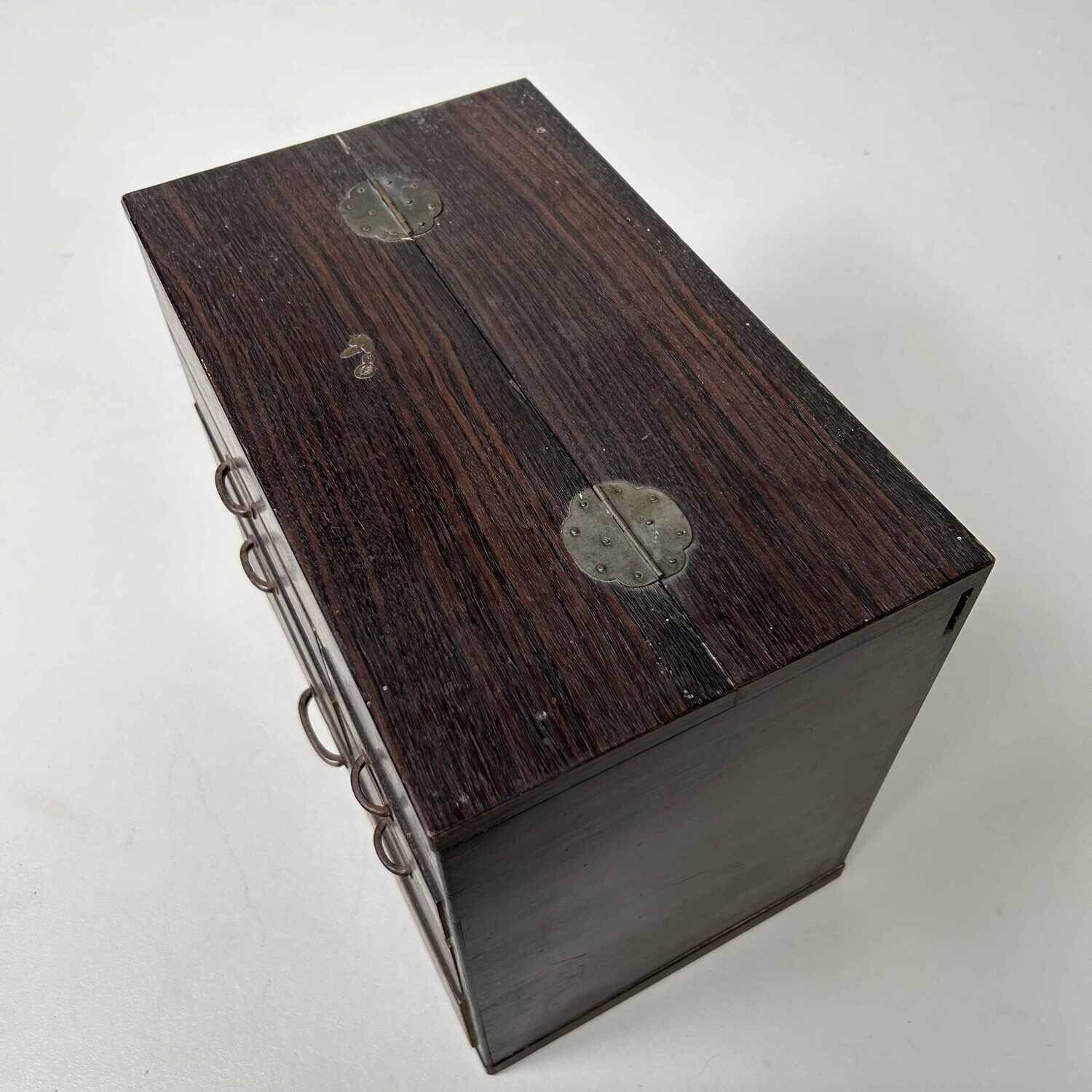 Authentic Japanese Haribako 針箱 Sewing Box, Shōwa Period.