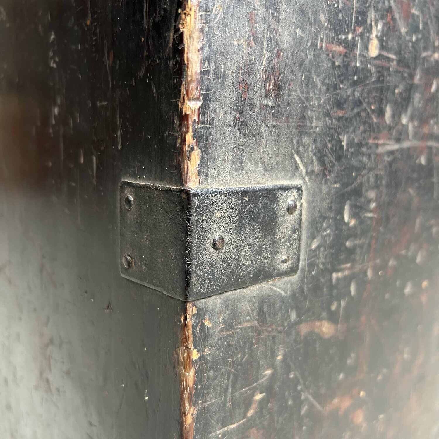 Antique Kake-suzuri (懸硯) Document Cabinet, Meiji Period, Japan.