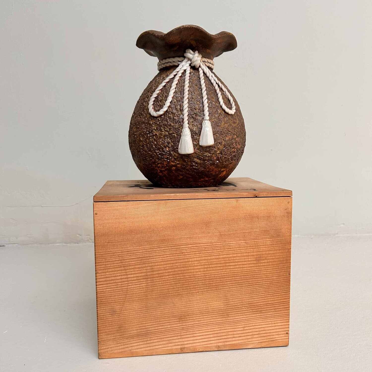 Shigaraki Keramieken Ikebana, Shōwa-periode, Japan.