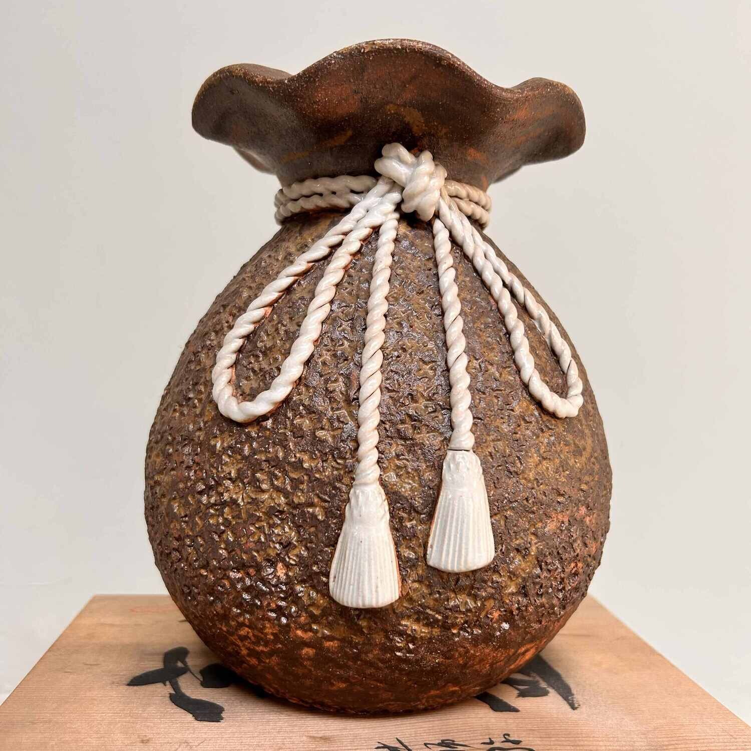 Shigaraki Keramieken Ikebana, Shōwa-periode, Japan.