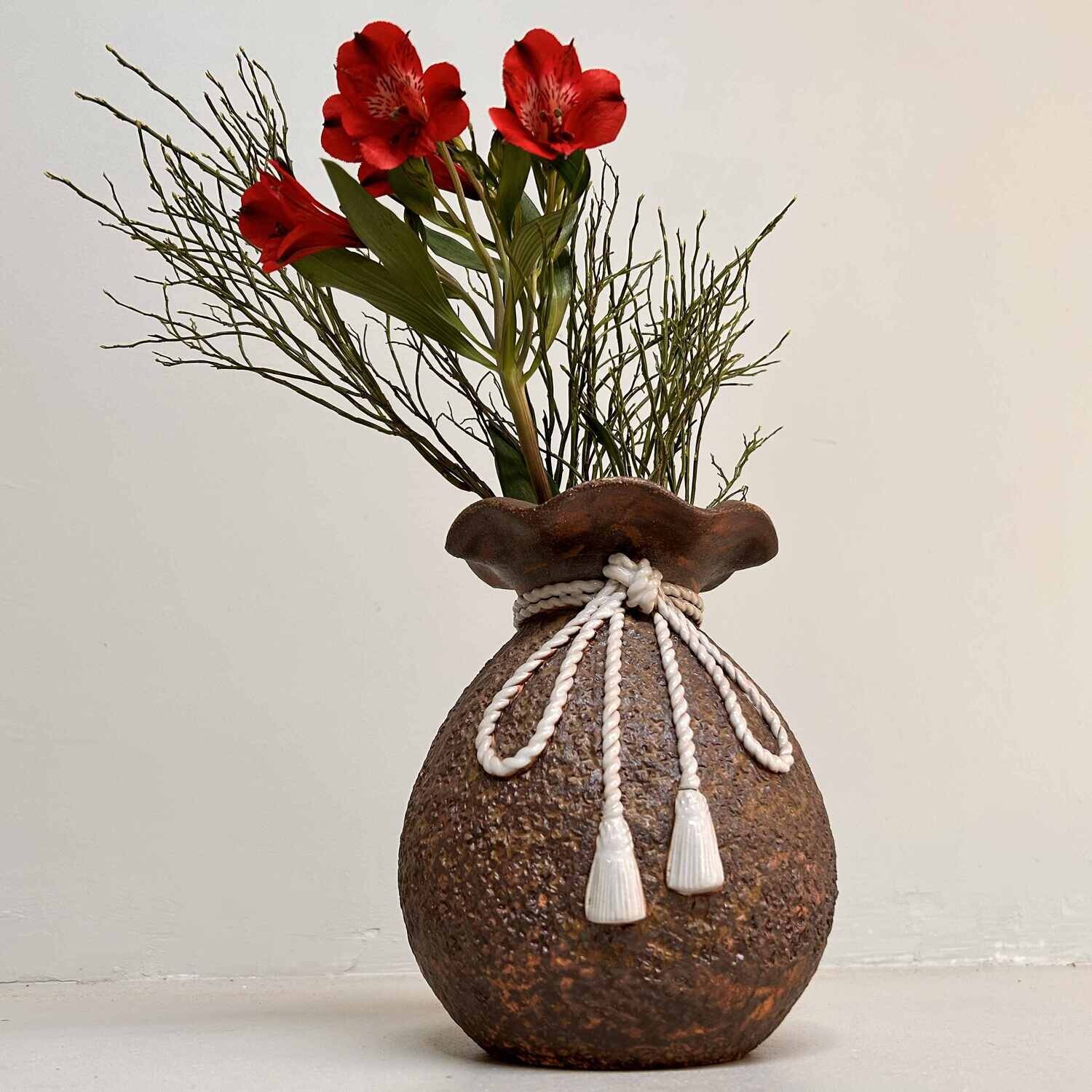 Shigaraki Keramieken Ikebana, Shōwa-periode, Japan.