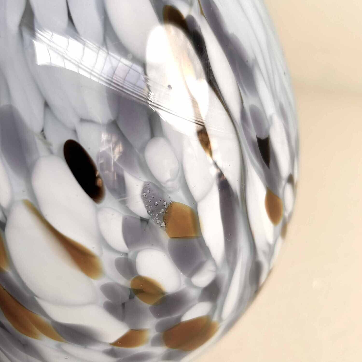 Mid Century Kurata Glass Ikebana Vase, Japan.