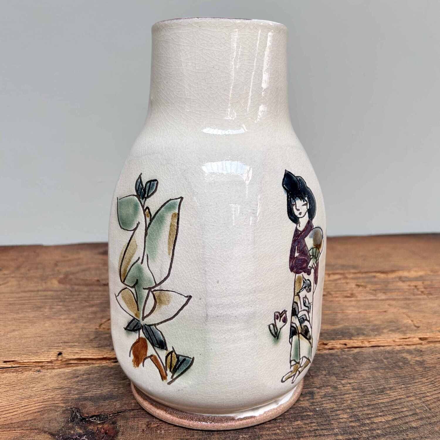 Ikebana Flower Vase by Sakujiro Terao, 1960s, Japan.