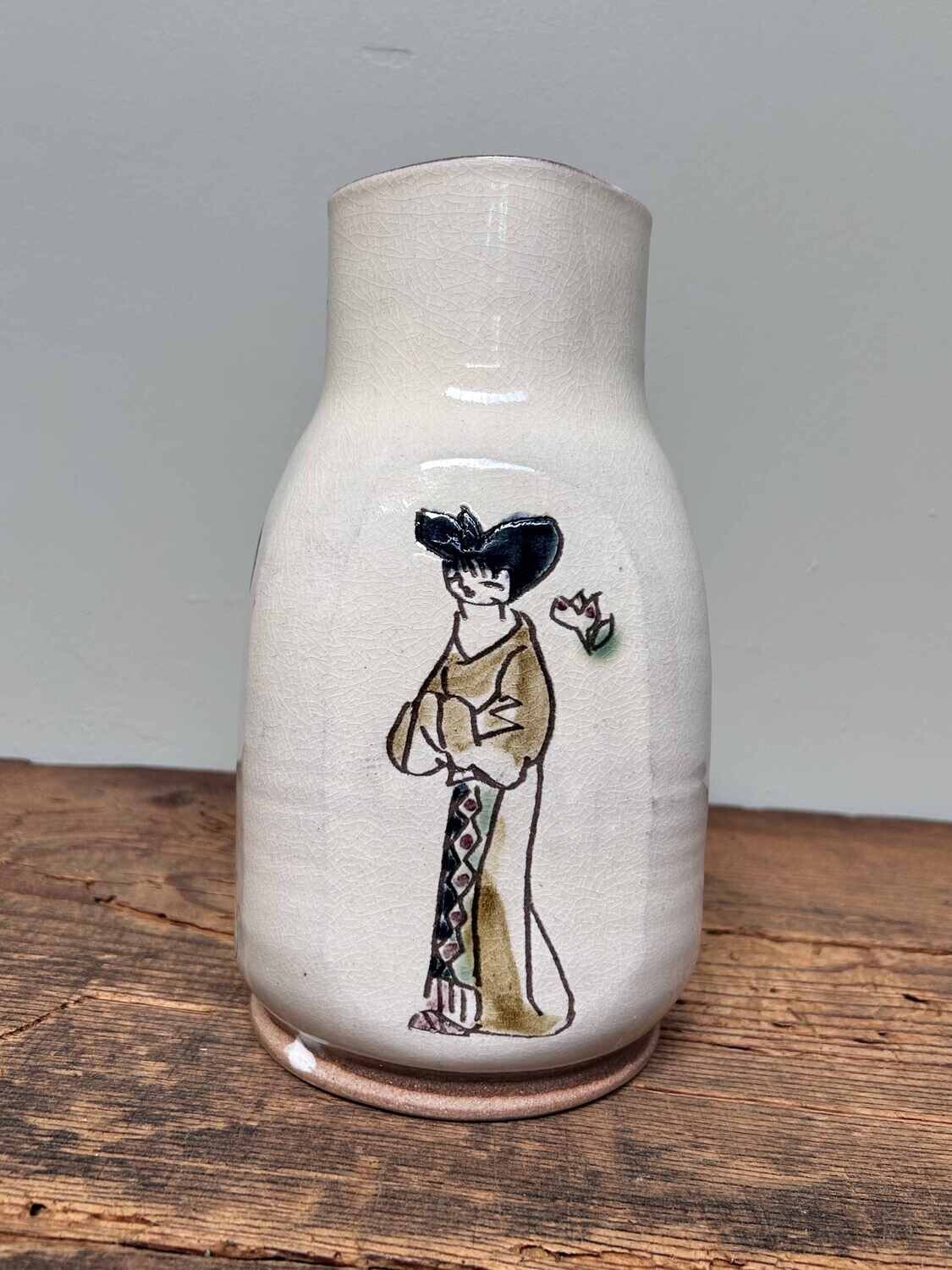 Ikebana Flower Vase by Sakujiro Terao, 1960s, Japan.