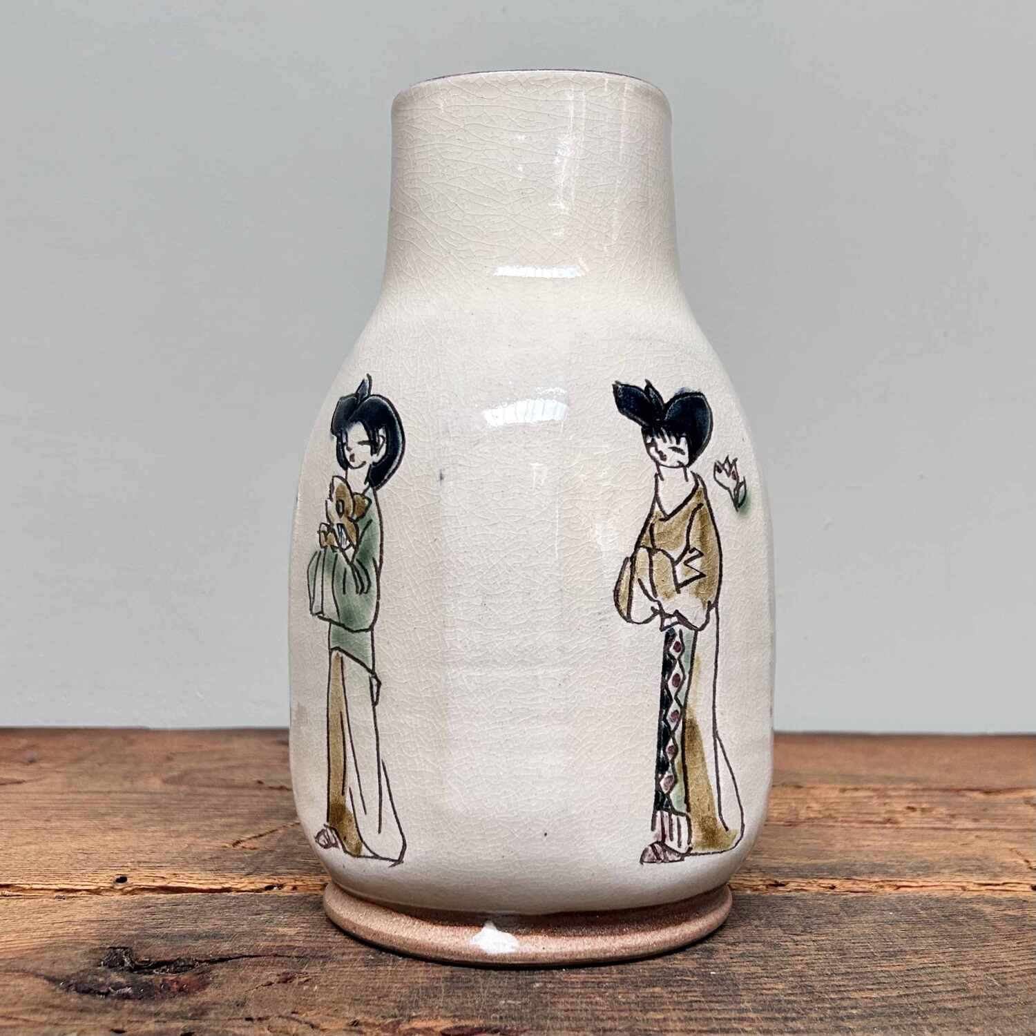 Ikebana Flower Vase by Sakujiro Terao, 1960s, Japan.