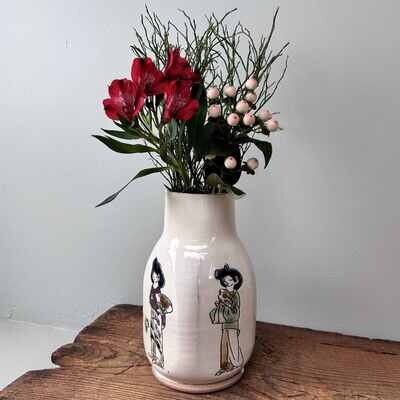 Ikebana Flower Vase by Sakujiro Terao, 1960s, Japan.