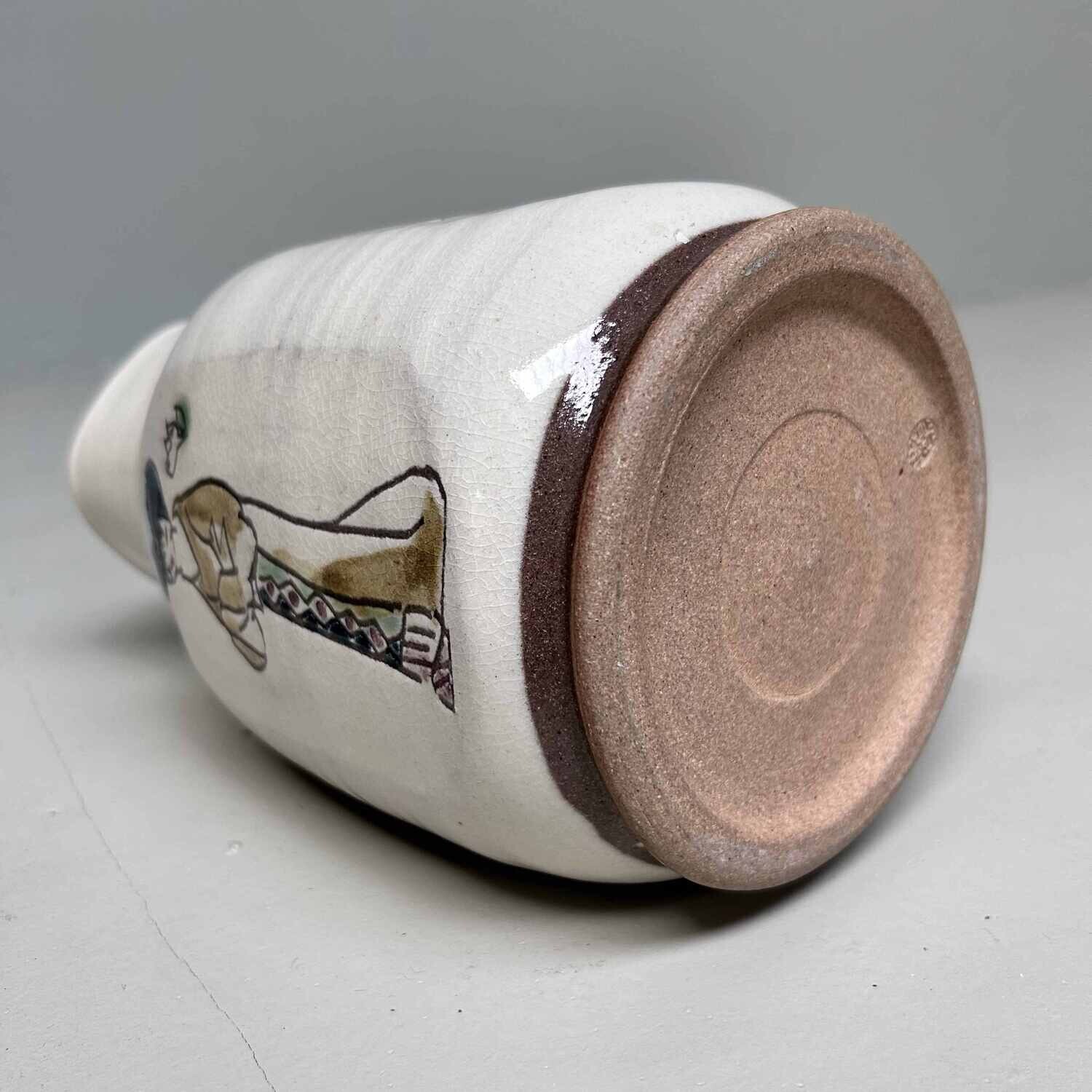 Ikebana Flower Vase by Sakujiro Terao, 1960s, Japan.