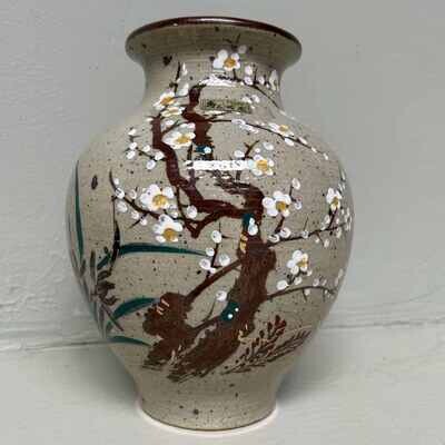 Ikebana Flower Vase Kotobuki Ware 寿焼, Japan, Shōwa Period.