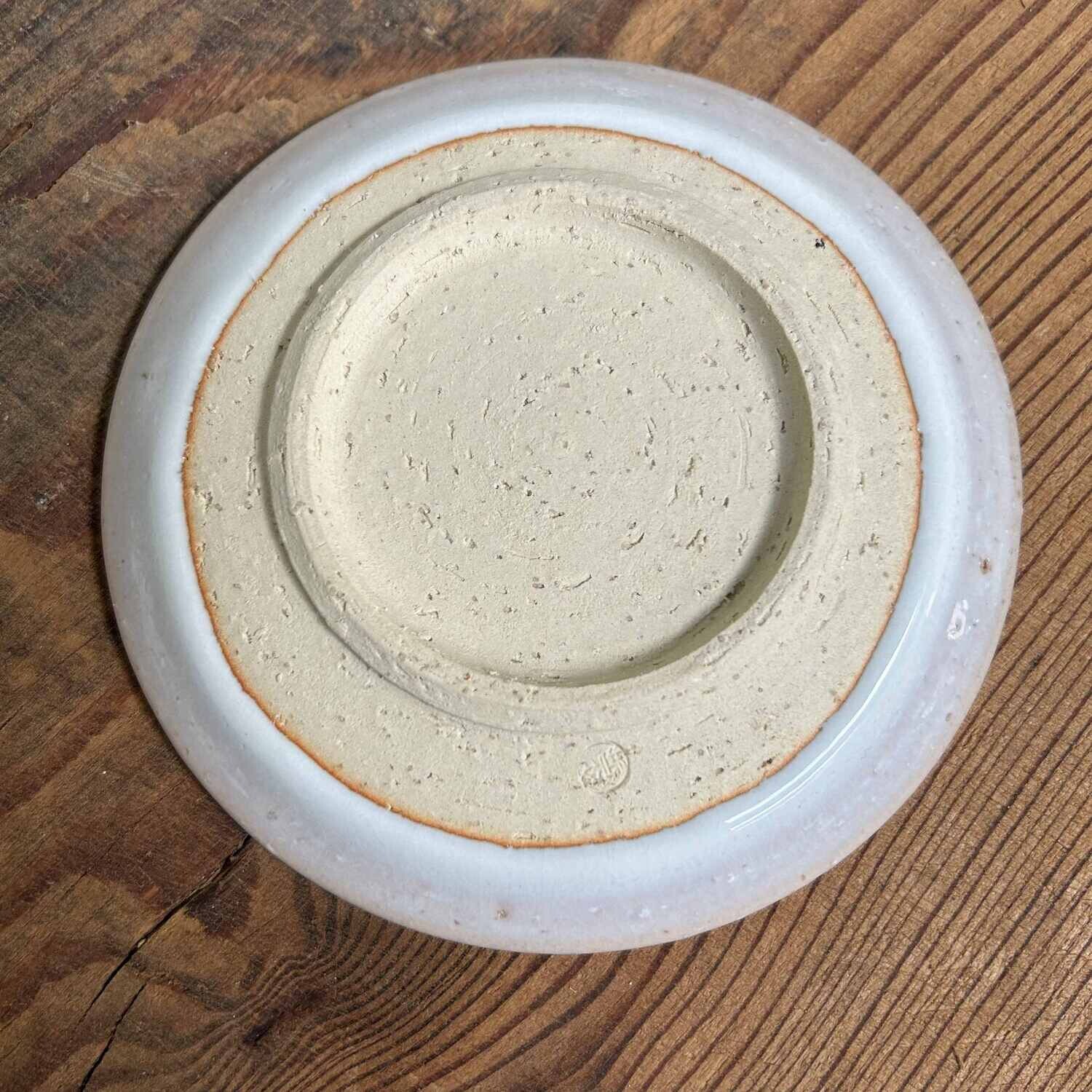 Set of Ceramic Cups with Saucer, 萩焼 Hagi-yaki, Japan.