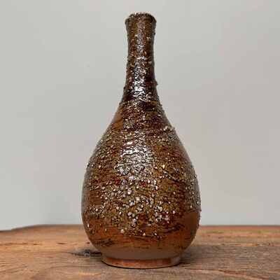Elegante Shigaraki Ware Ikebana Bloemenvaas, Japan.