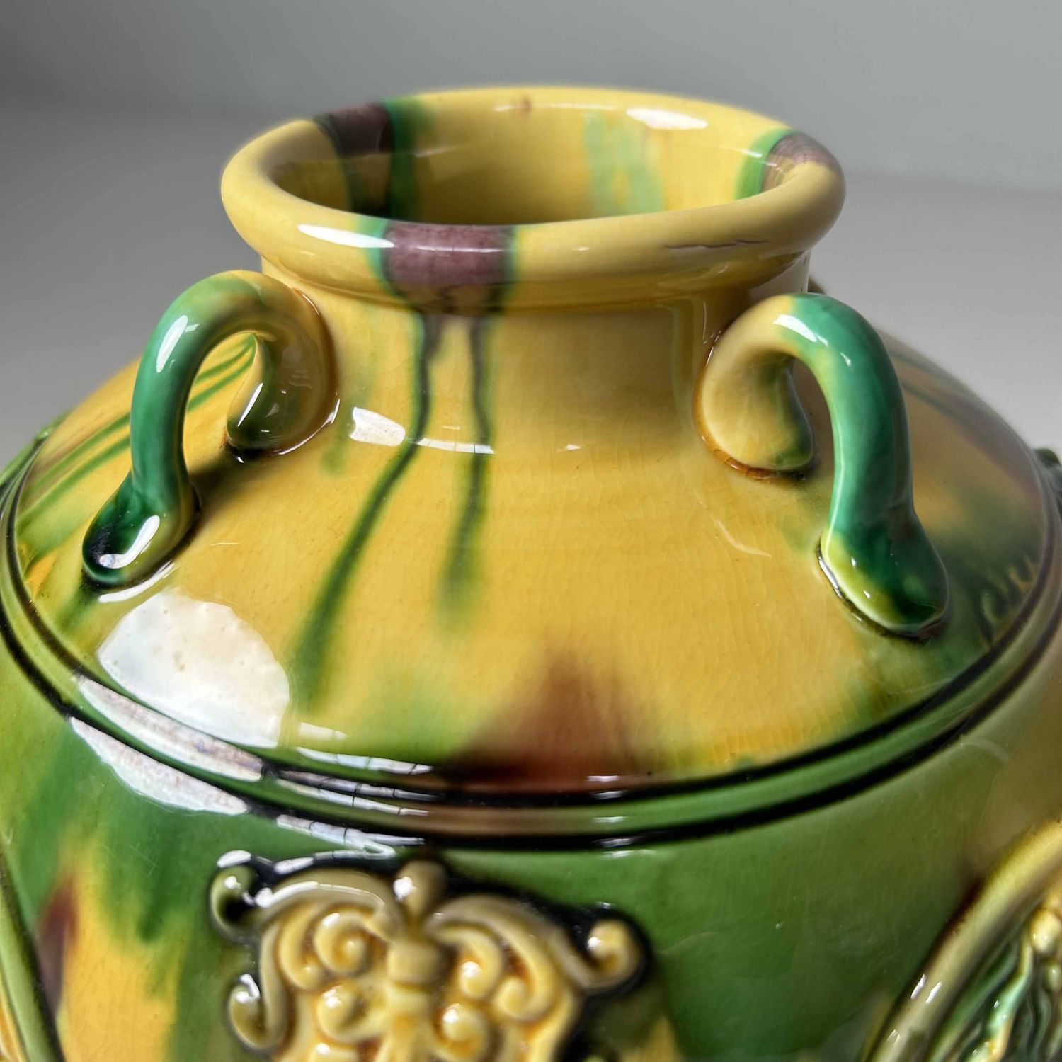 Feniks Ikebana Bloemenvaas, jaren '70, Nagasaki Sansai, Japan.