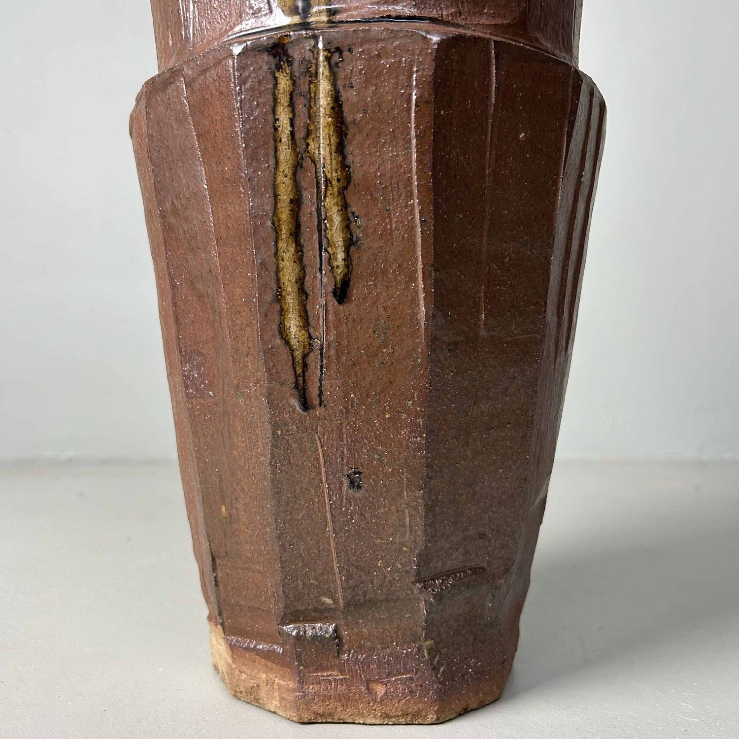 Ikebana Flower Vase, Agano Yaki, Shōwa Period, Japan.