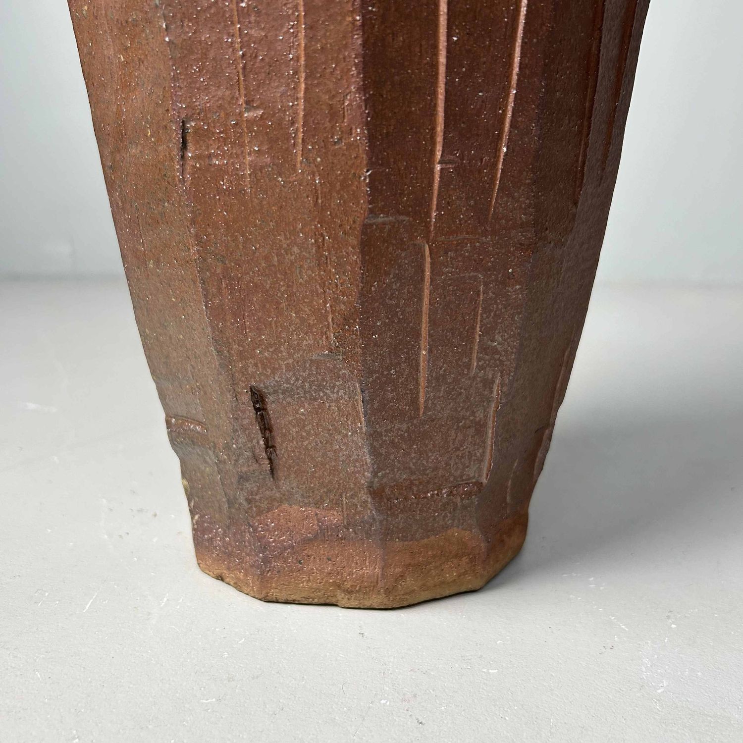 Ikebana Flower Vase, Agano Yaki, Shōwa Period, Japan.