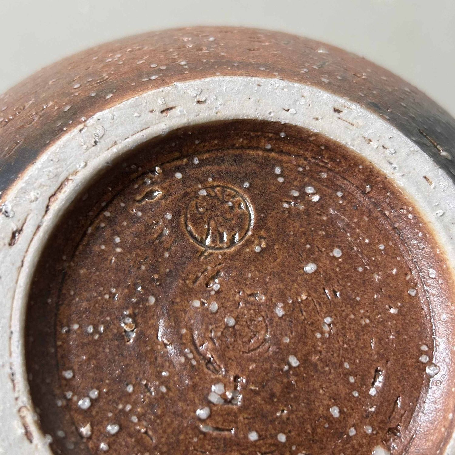 Mid Century Shigaraki Ikebana Flower Vase, Japan.