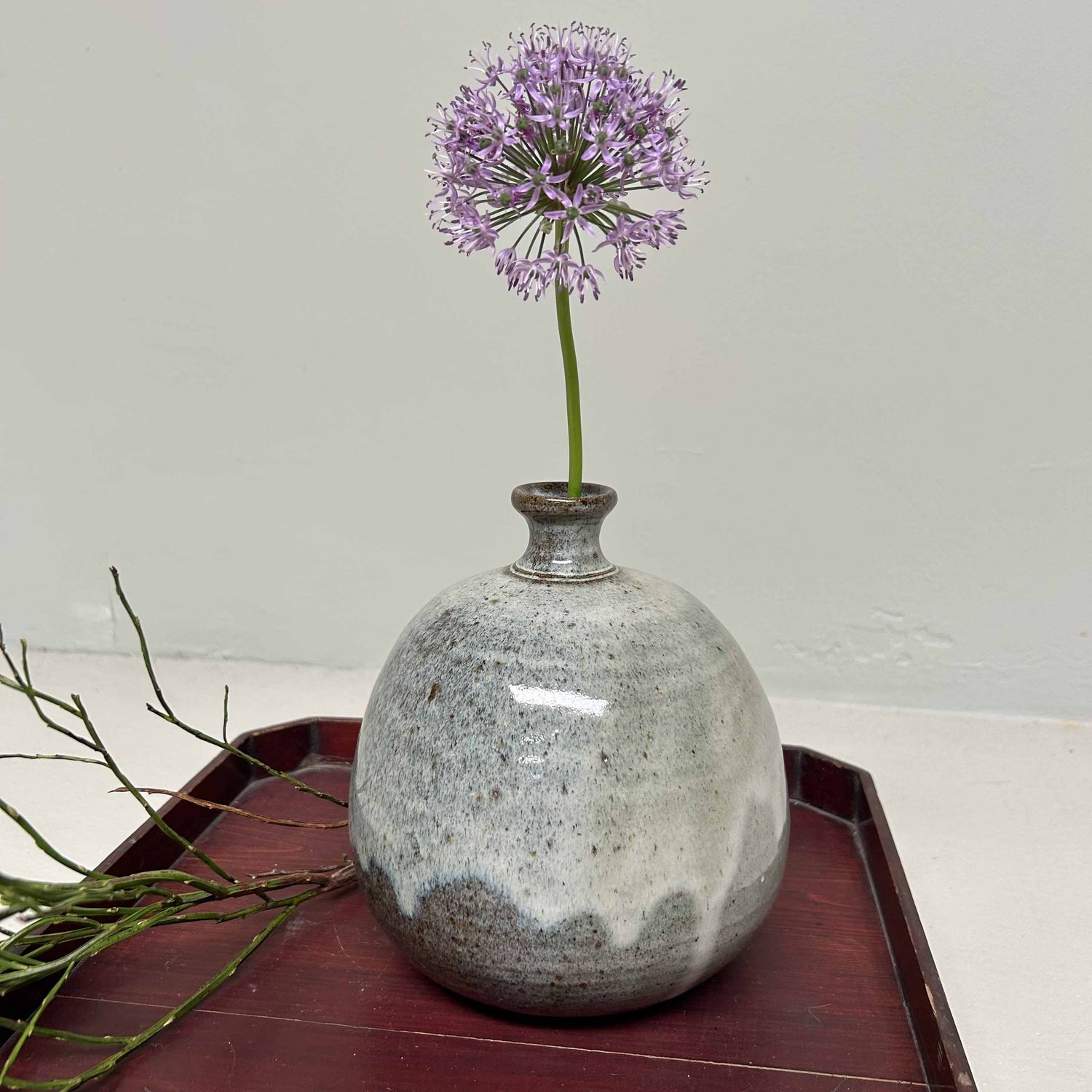 Koishiwara Ware 小石原焼  Ikebana Flower Vase, Japan.