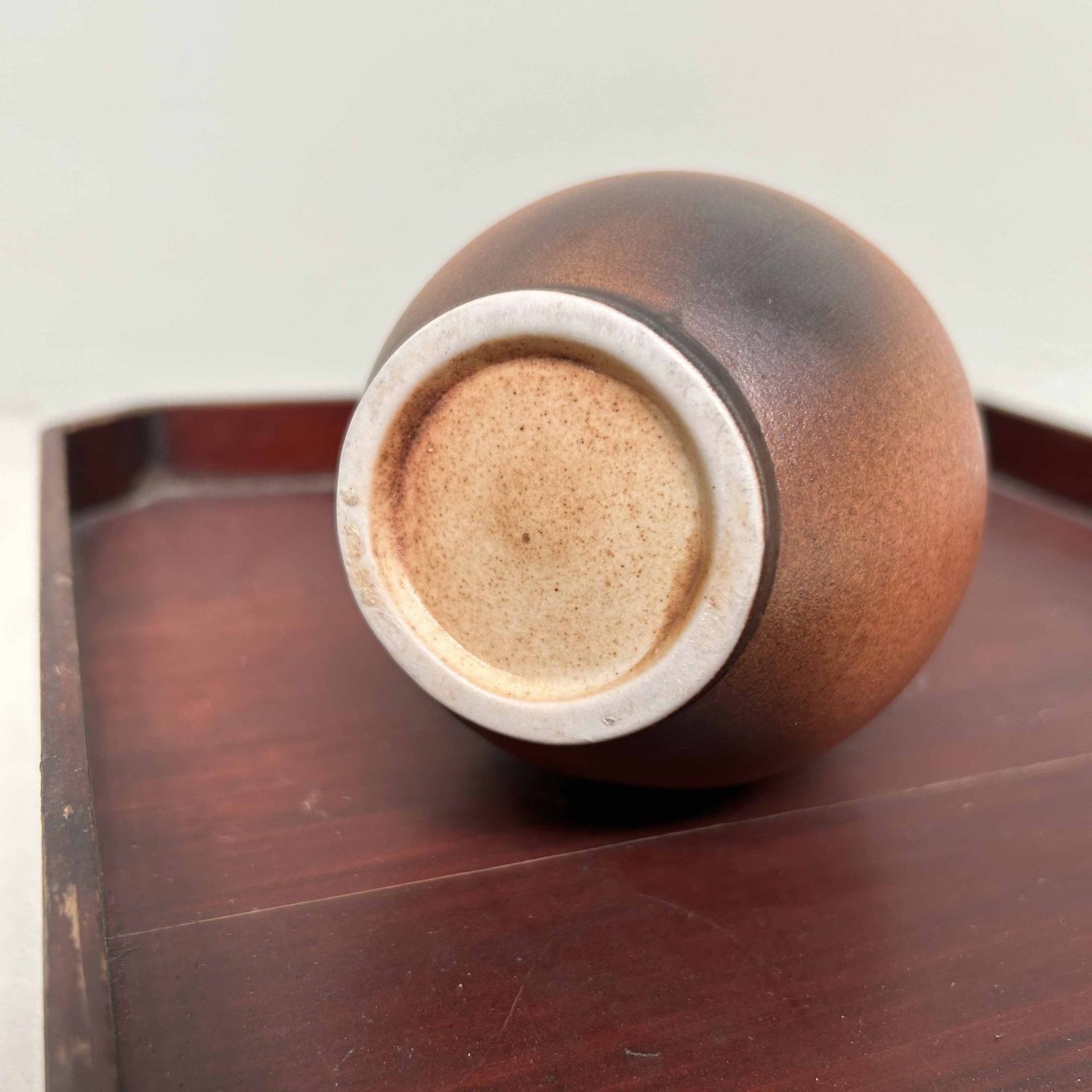 Elegant Shigaraki Flower Vase, 1960s, Japan.