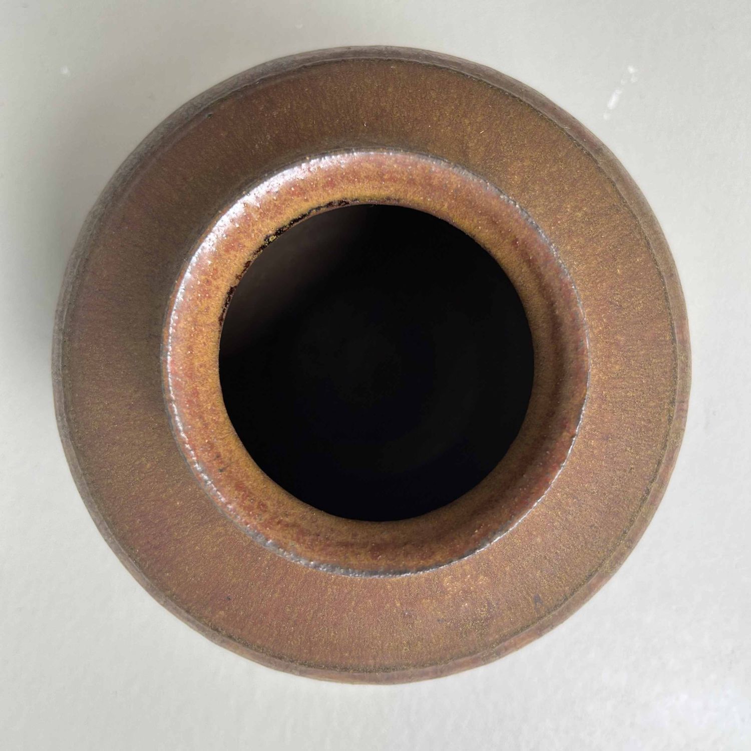 Aardewerken Ikebana Bloemenvaas, jaren '60, Japan.