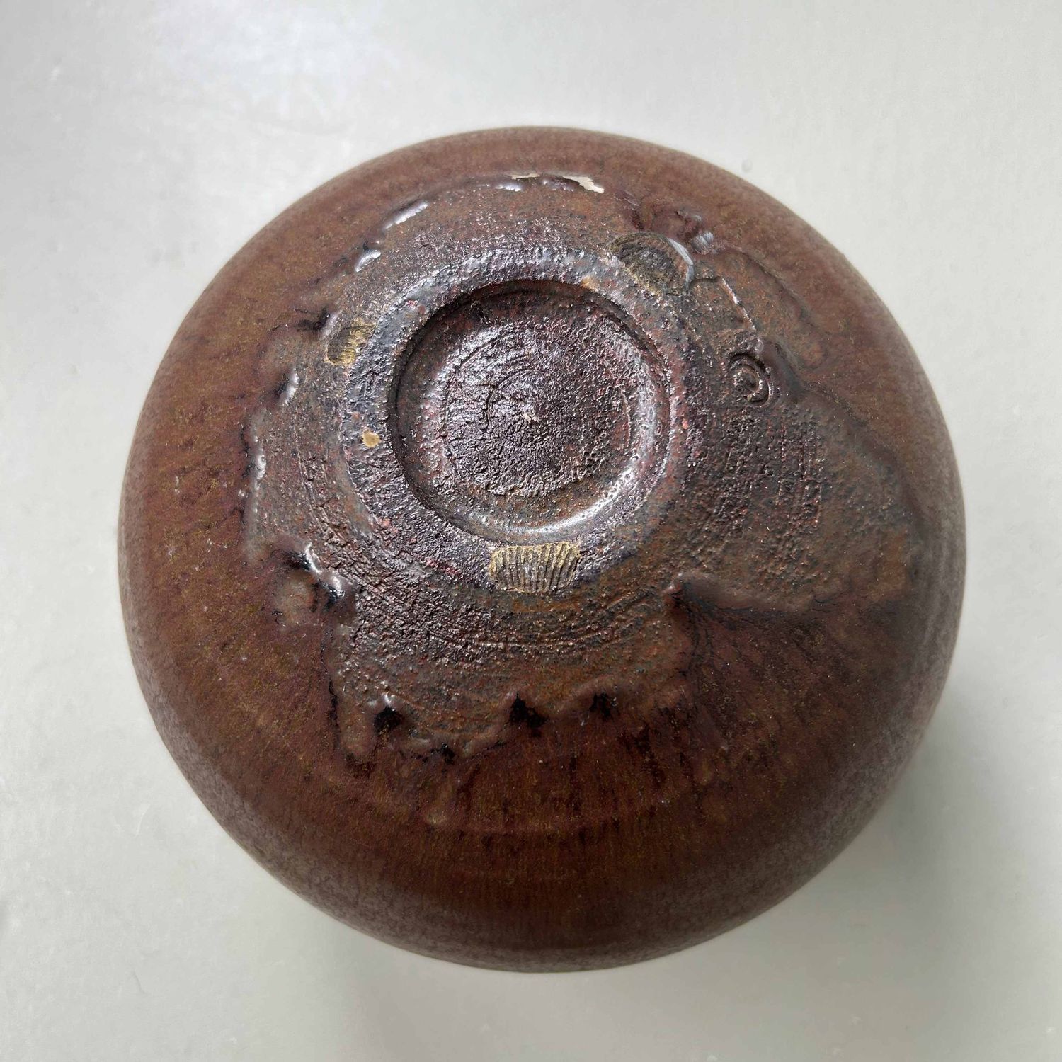 Aardewerken Ikebana Bloemenvaas, jaren '60, Japan.