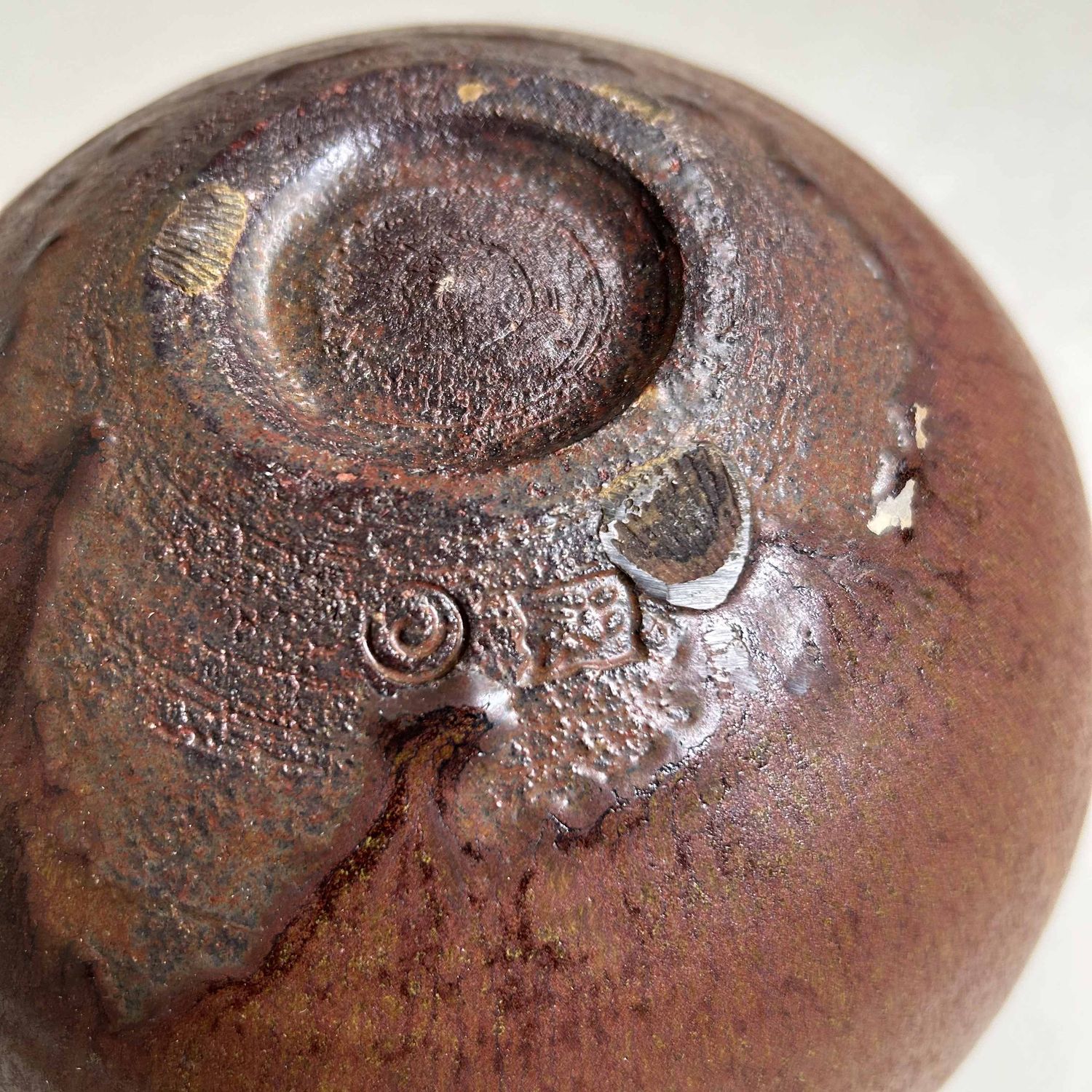 Aardewerken Ikebana Bloemenvaas, jaren '60, Japan.