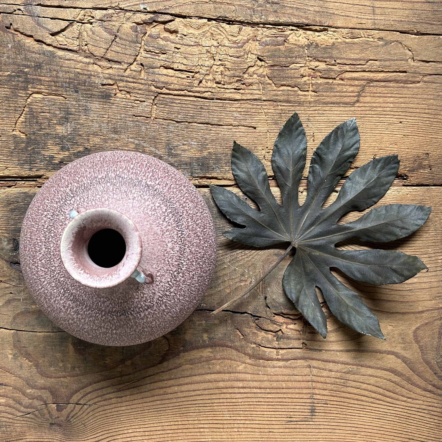 Mid-century Ikebana Flower Vase, Seiji Kato, Shōwa Era, Japan. Mid-century Ikebana Flower Vase, Seiji Kato, Shōwa Era, Japan.