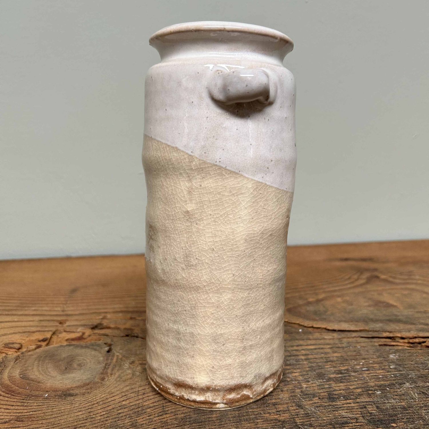 Organische Ikebana, Hagiyaki, Kaneda Sanzaemon, Japan.