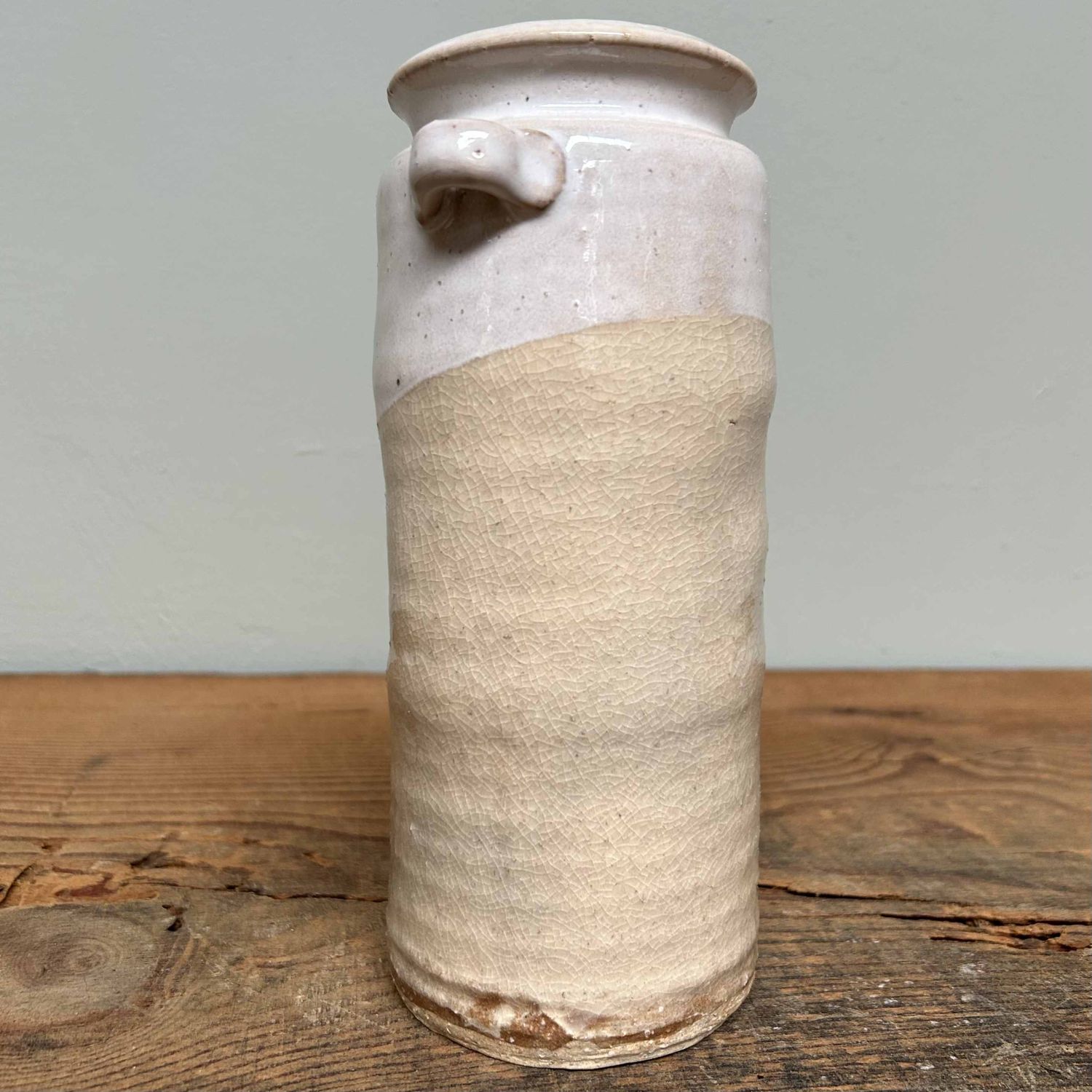 Organische Ikebana, Hagiyaki, Kaneda Sanzaemon, Japan.