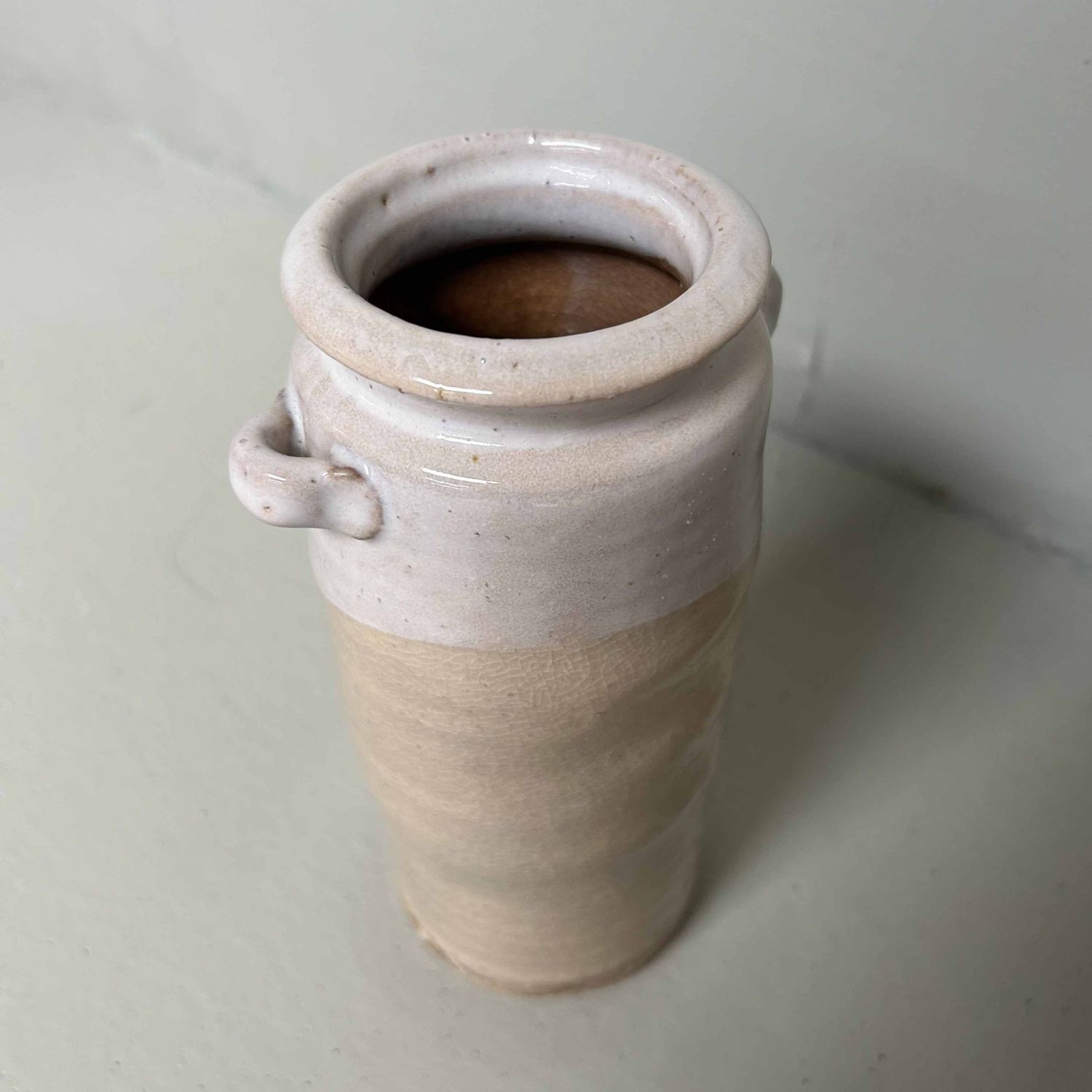 Organische Ikebana, Hagiyaki, Kaneda Sanzaemon, Japan.