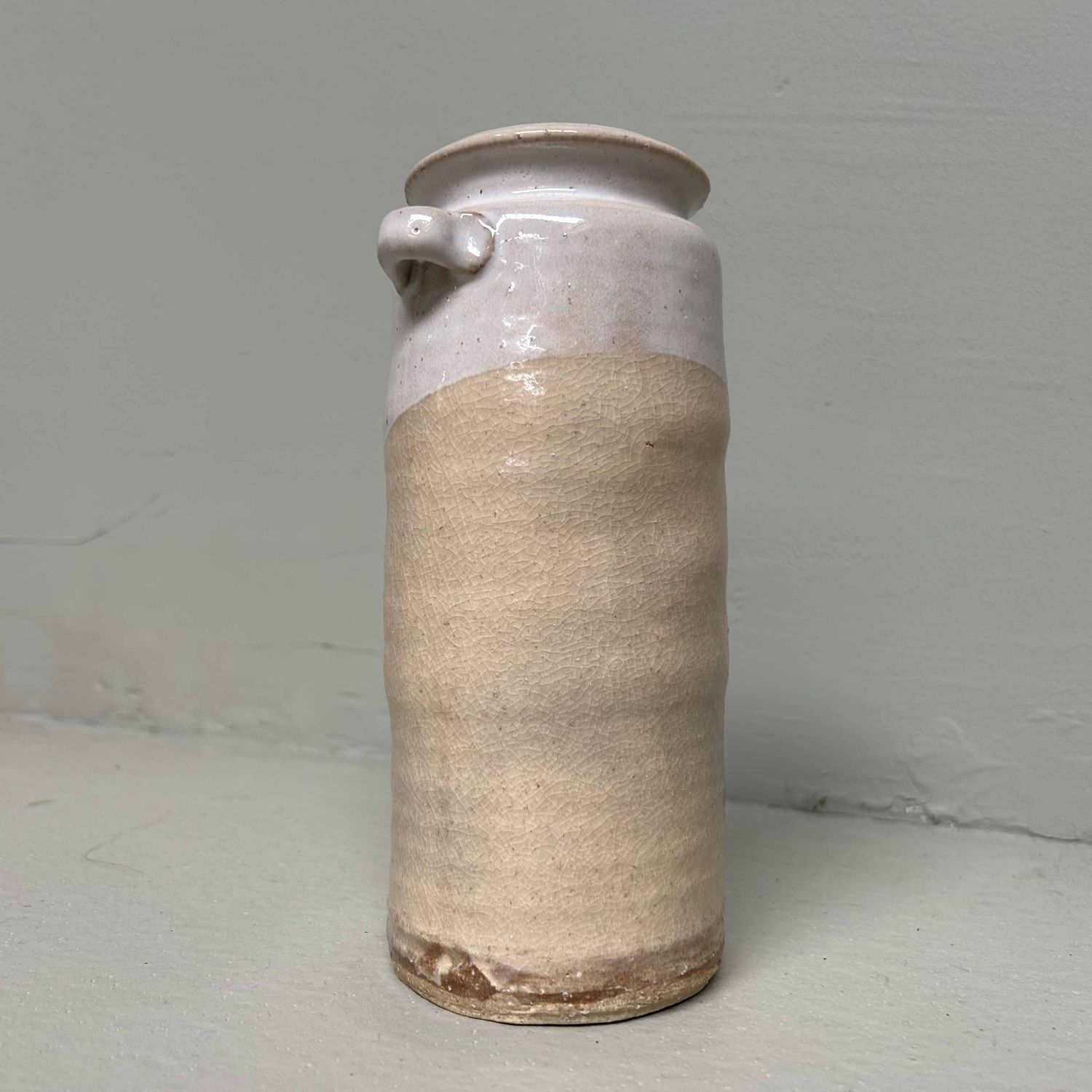 Organische Ikebana, Hagiyaki, Kaneda Sanzaemon, Japan.