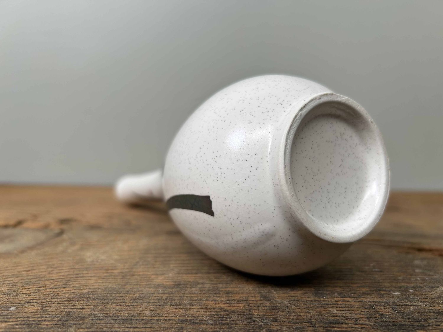 Mid-Century Ikebana Flower Vase, Takano Kiln, Arita Ware, Japan.