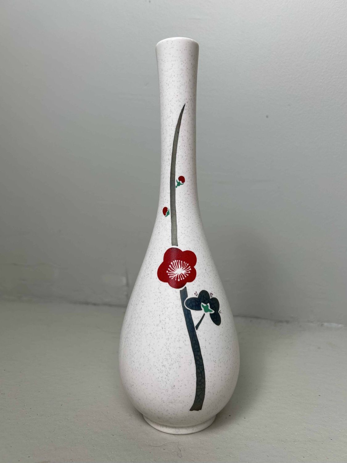 Mid-Century Ikebana Flower Vase, Takano Kiln, Arita Ware, Japan.