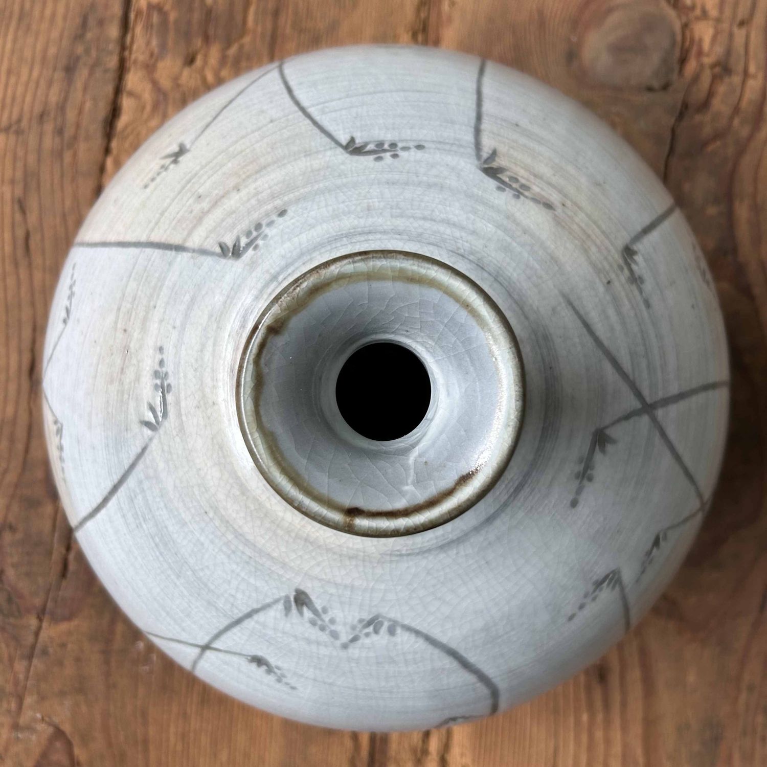 Ikebana Flower Vase 'Susuki', Ichinose Ware 一の瀬焼, Japan.