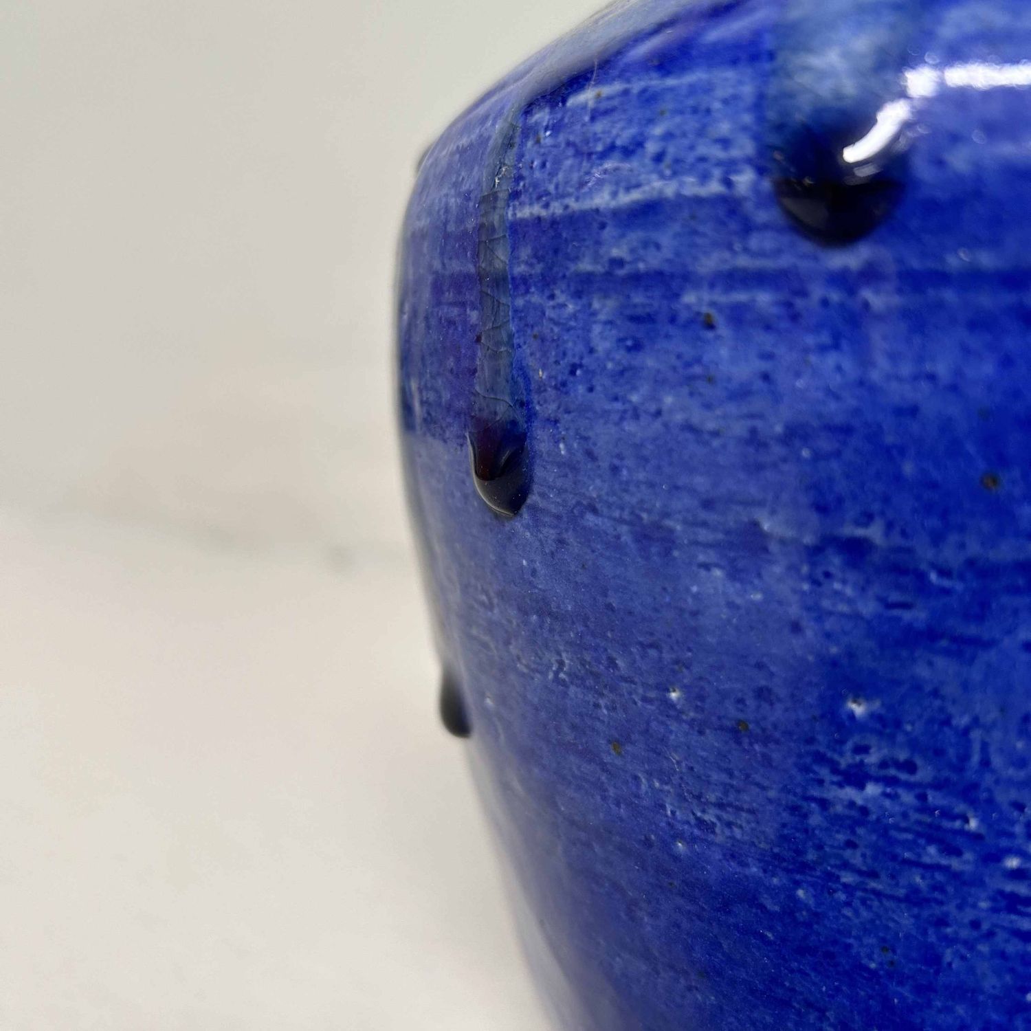 Mid Century Ikebana Bloemenvaas, Ueno Yaki, Yahata Kiln, Japan.