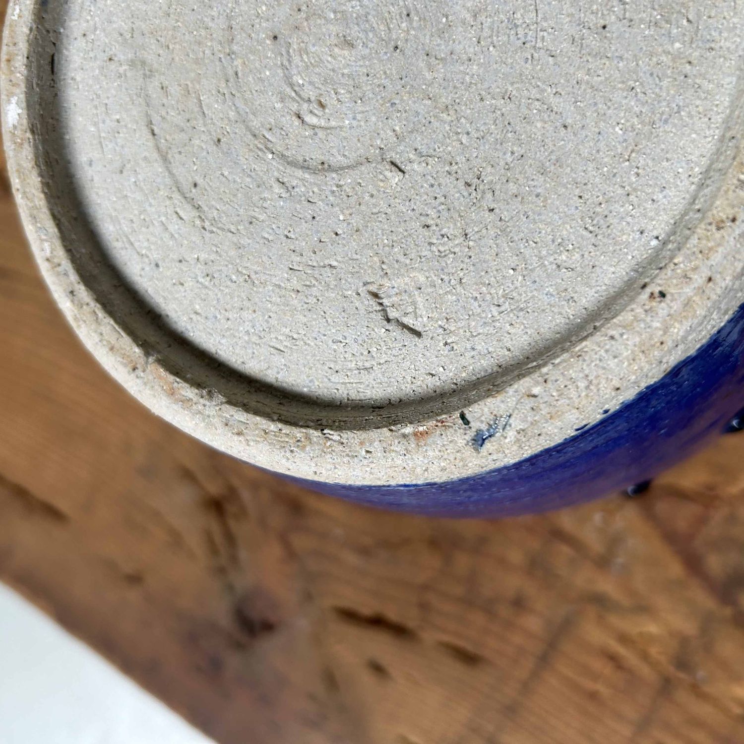 Mid Century Ikebana Bloemenvaas, Ueno Yaki, Yahata Kiln, Japan.