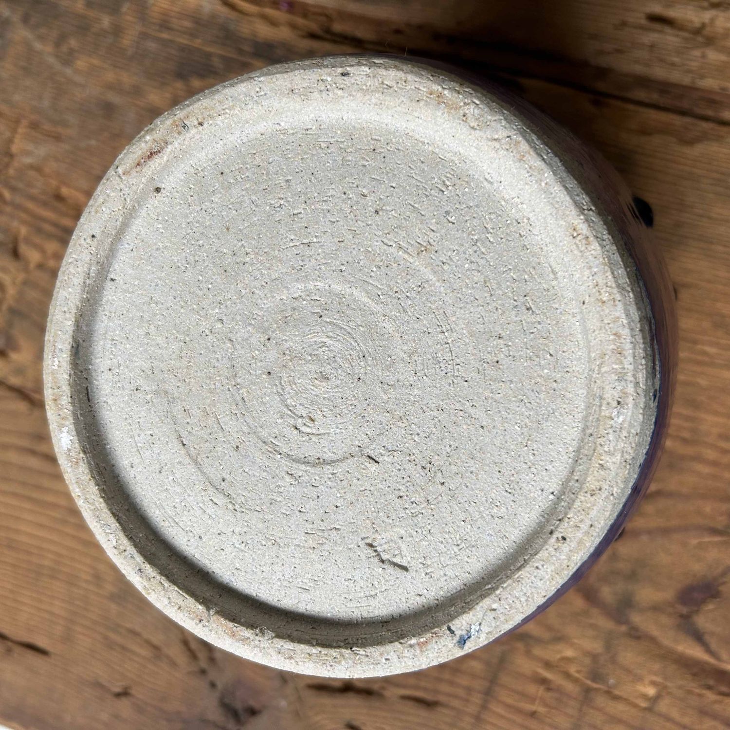 Mid Century Ikebana Bloemenvaas, Ueno Yaki, Yahata Kiln, Japan.