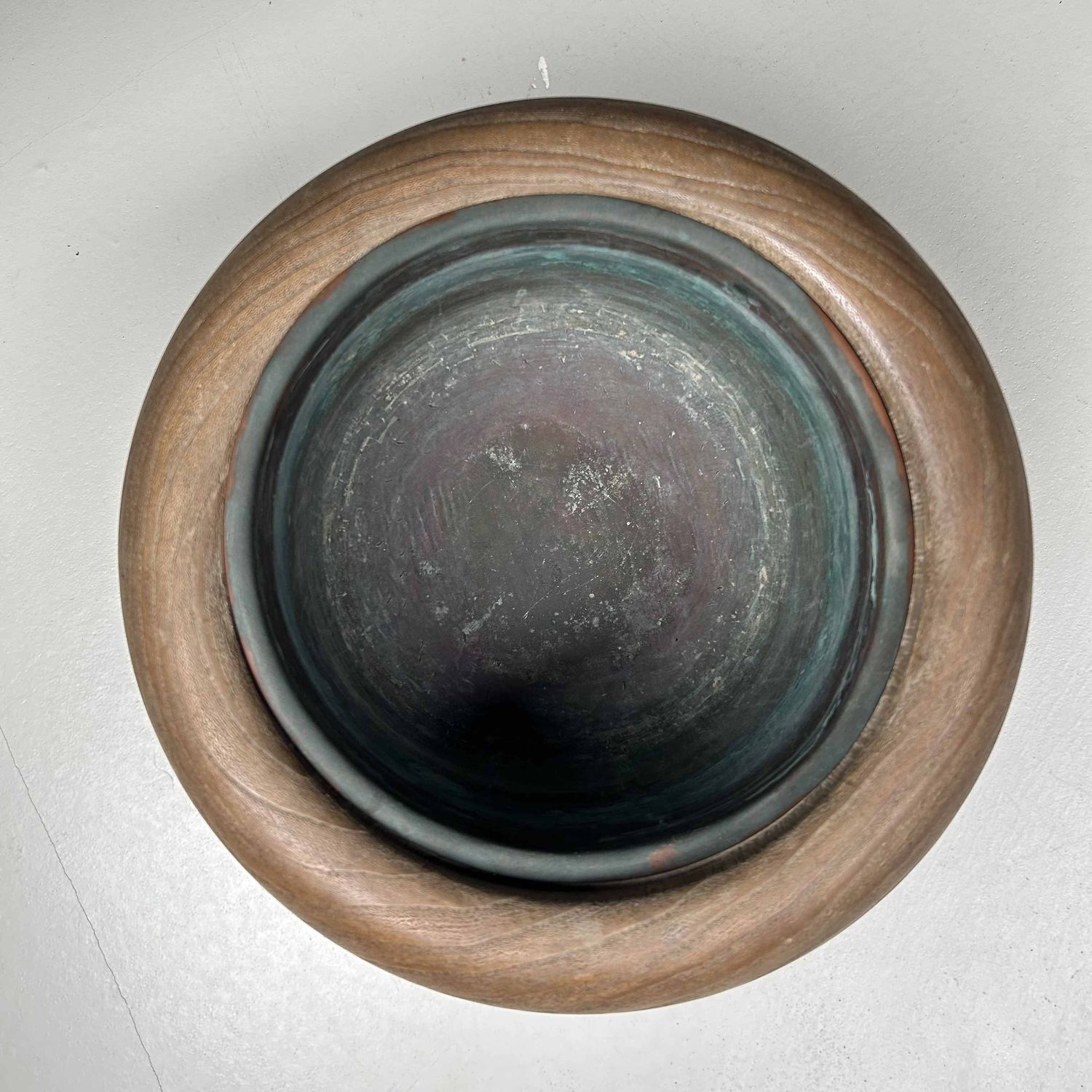 Traditionele Hibachi 火鉢, Japanse Vuurpot, Taishō-periode, Japan.