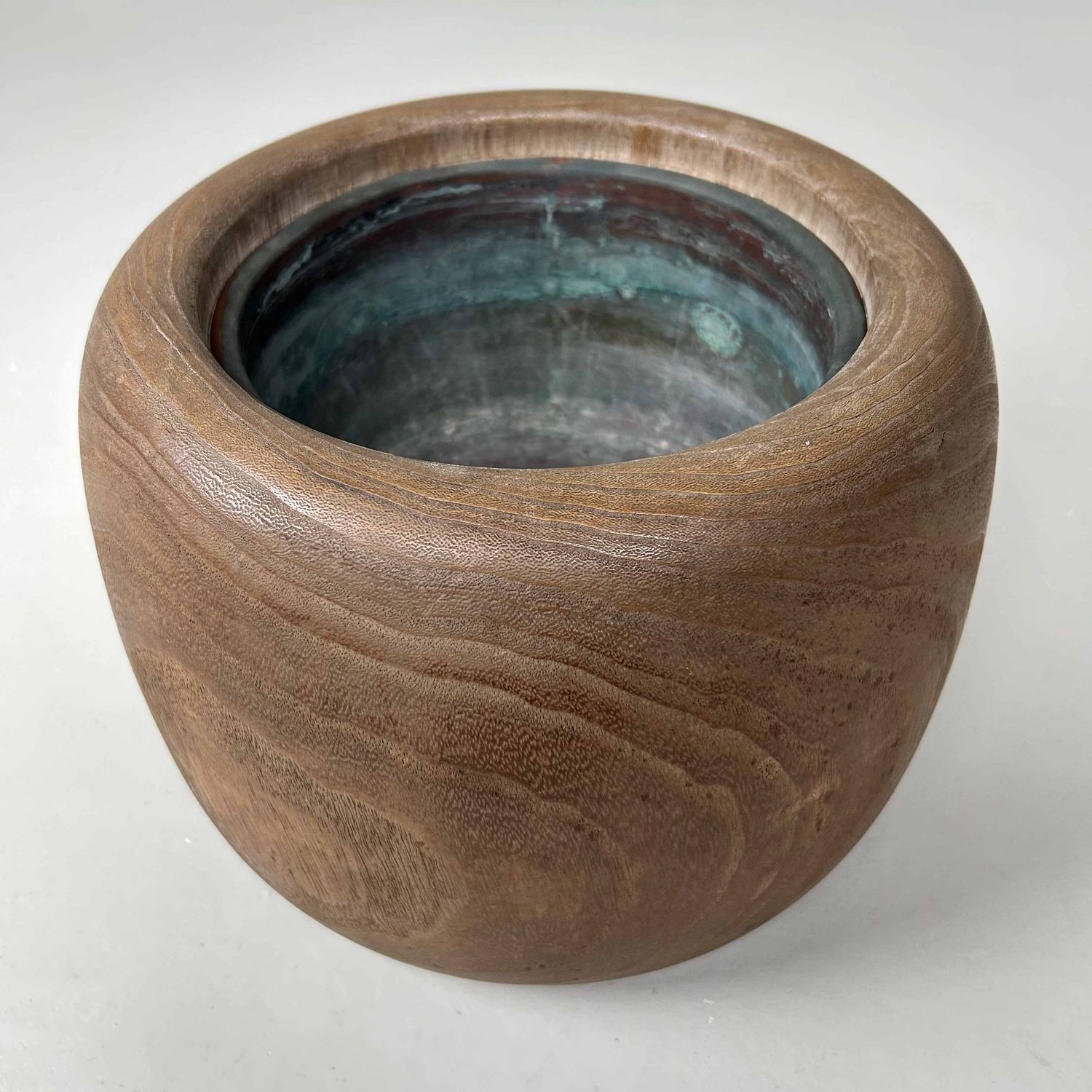 Traditionele Hibachi 火鉢, Japanse Vuurpot, Taishō-periode, Japan.