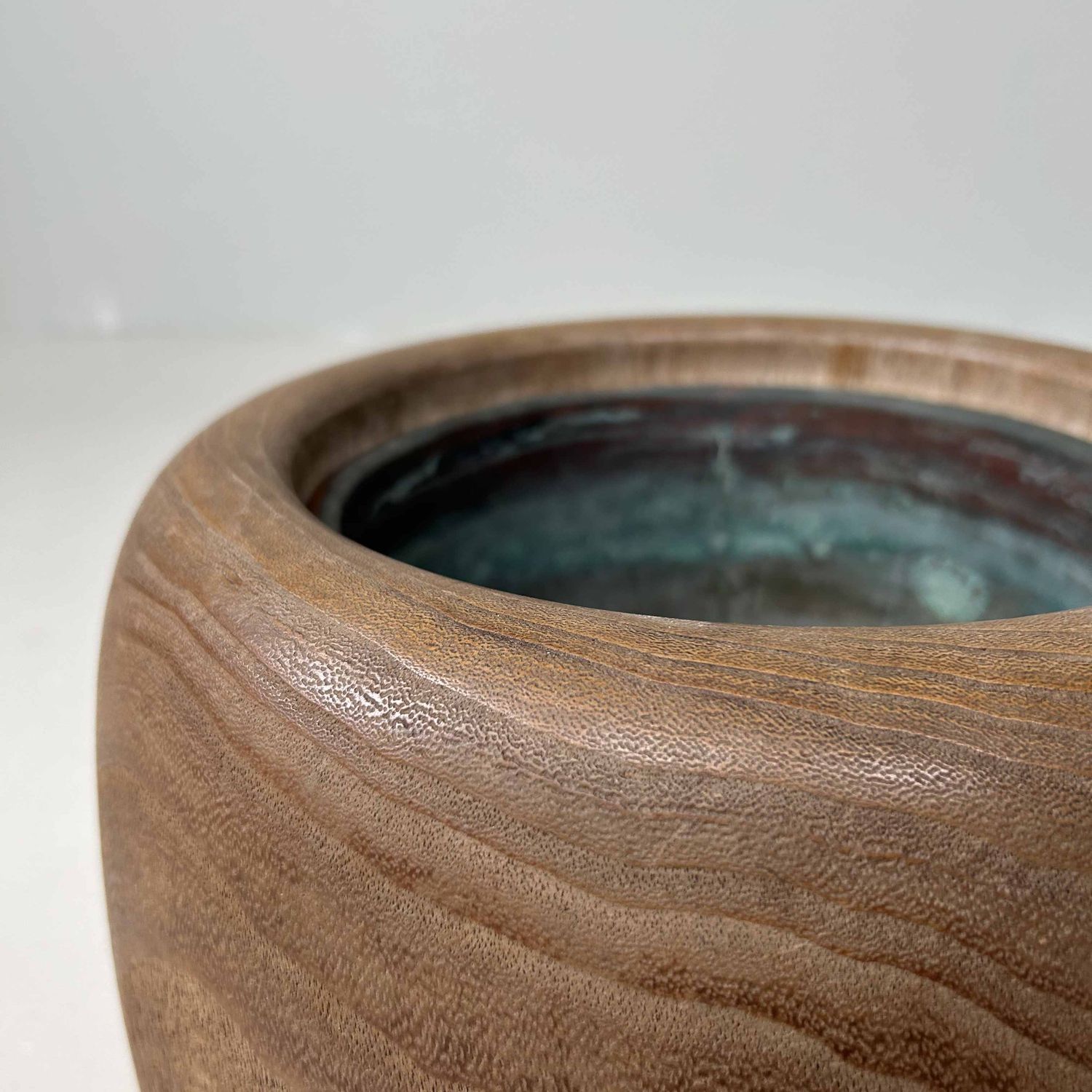 Traditionele Hibachi 火鉢, Japanse Vuurpot, Taishō-periode, Japan.