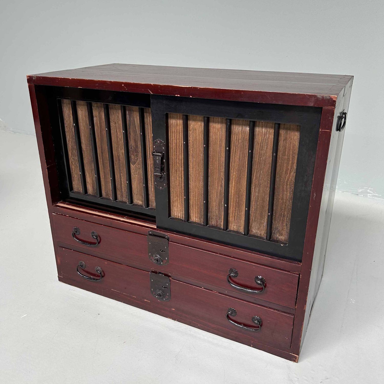 Authentieke Tansu, Japanse Opbergkast, Meiji-periode.