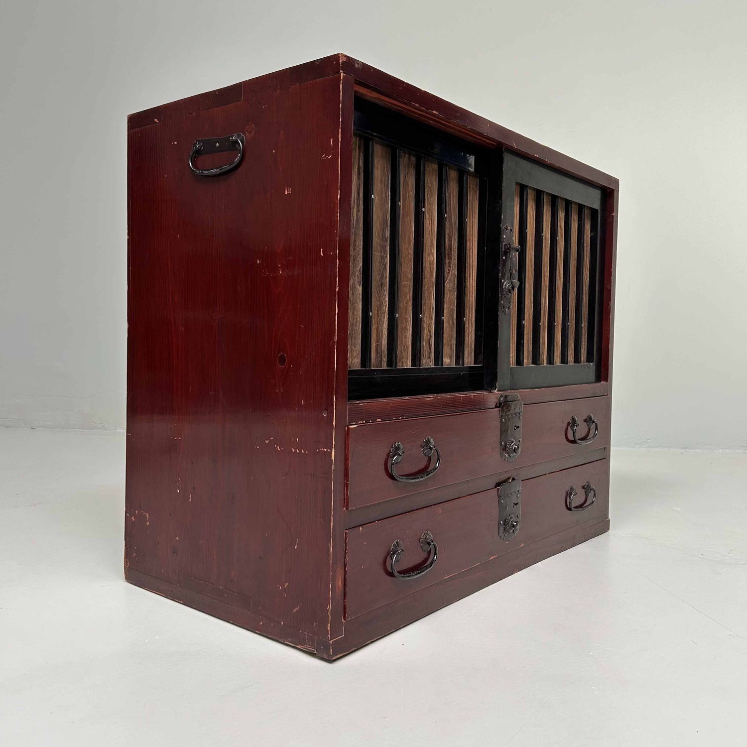 Authentieke Tansu, Japanse Opbergkast, Meiji-periode.