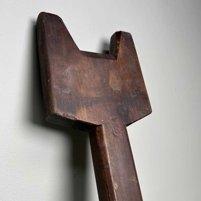 Decorative Japanese Wooden Tool, Meiji Period, Japan.