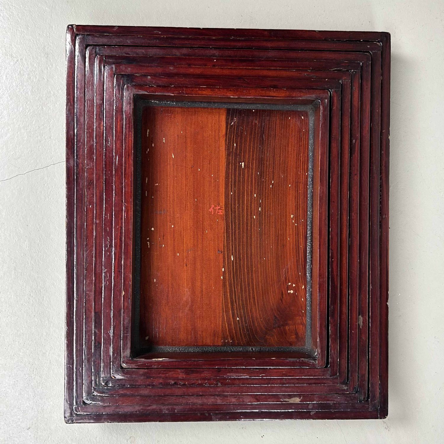 Set van 7 Kiridame Houten Nestkisten, Taishō-periode, Japan.